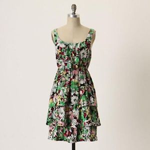 Anthropologie floral dress